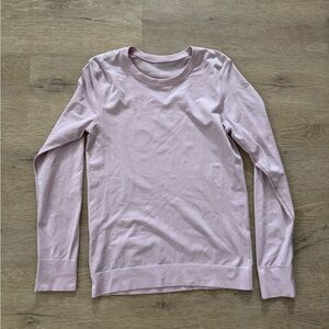 Lululemon Swiftly Relaxed Long Sleeve Top Pink 6 Hip Length